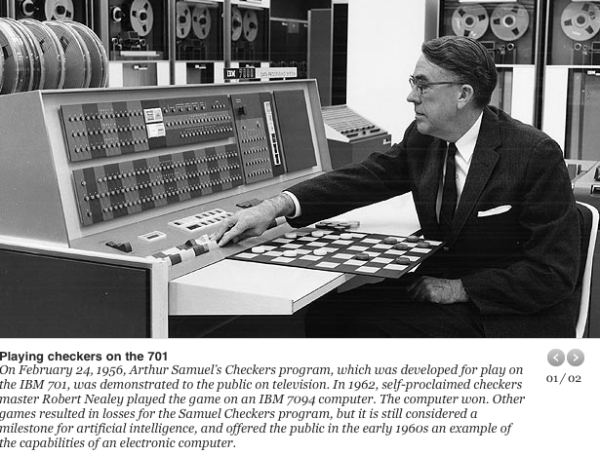 IBM Checkers Game.